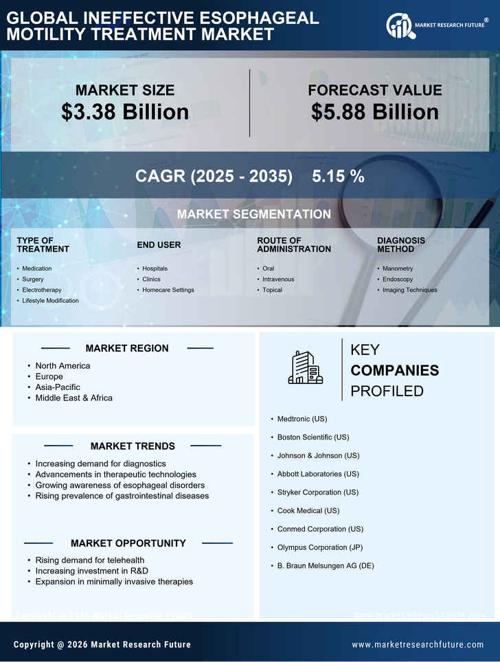 Ineffective Esophageal Motility Treatment Market Research Report—Forecast till 2035 Infographic