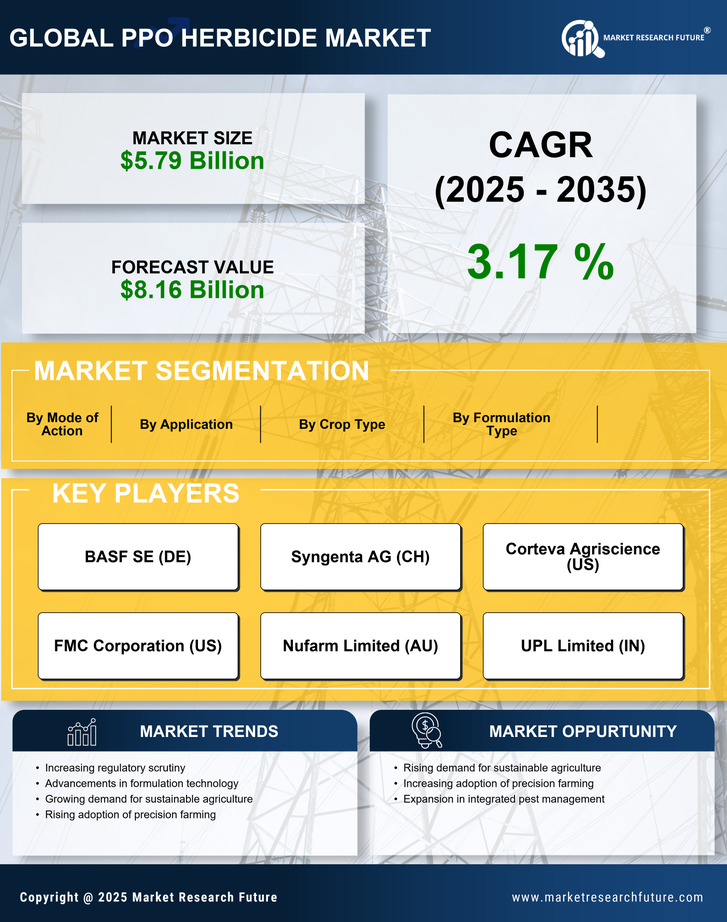 PPO Herbicide Market Research Report - Global Forecast by 2035 Infographic
