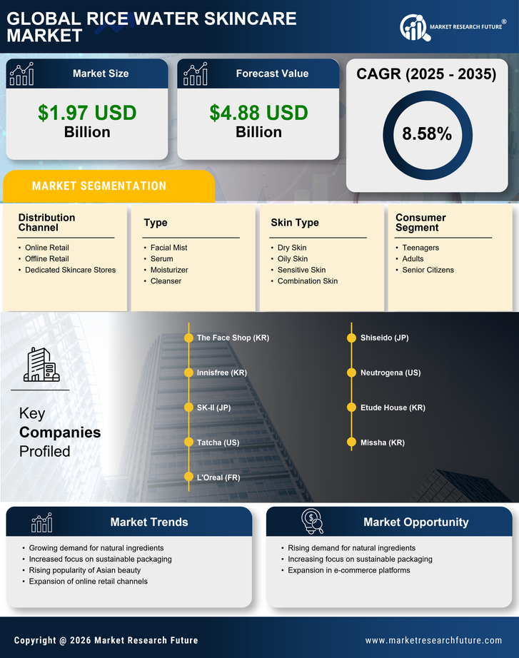 Rice Water Skincare Market Research Report — Global Forecast 
Till 2035 Infographic