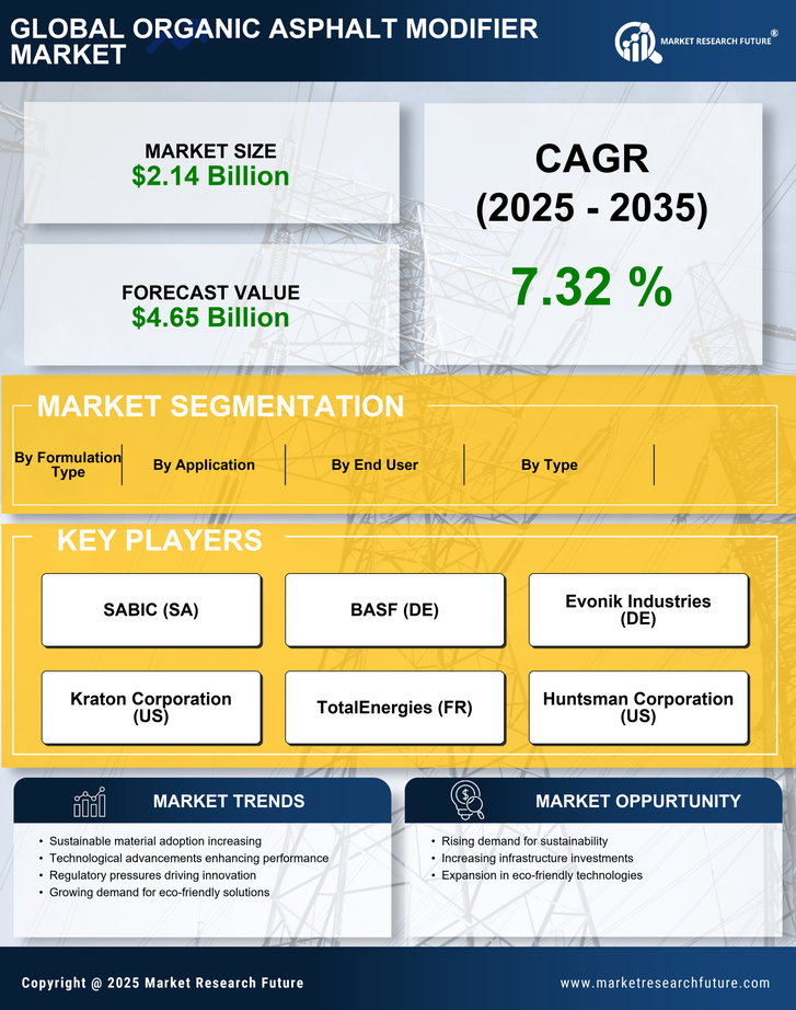 Organic Asphalt Modifier Market Research Report - Global Forecast till 2035 Infographic