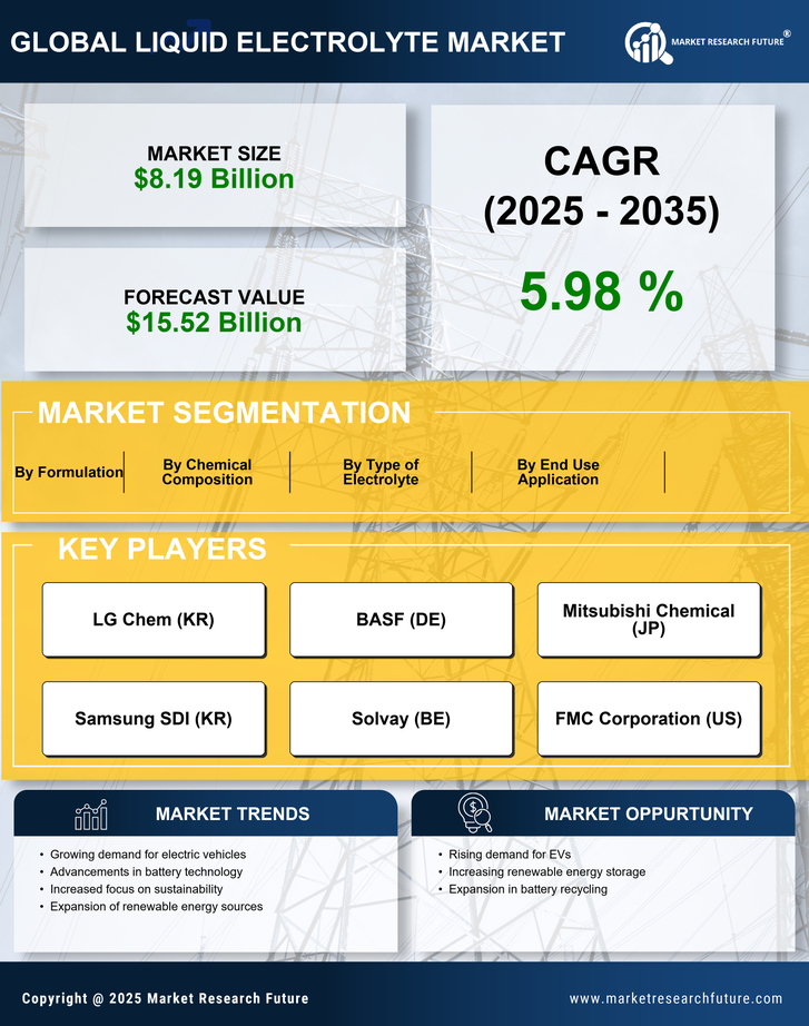 Liquid Electrolyte Market Research Report - Global Forecast by 2035 Infographic