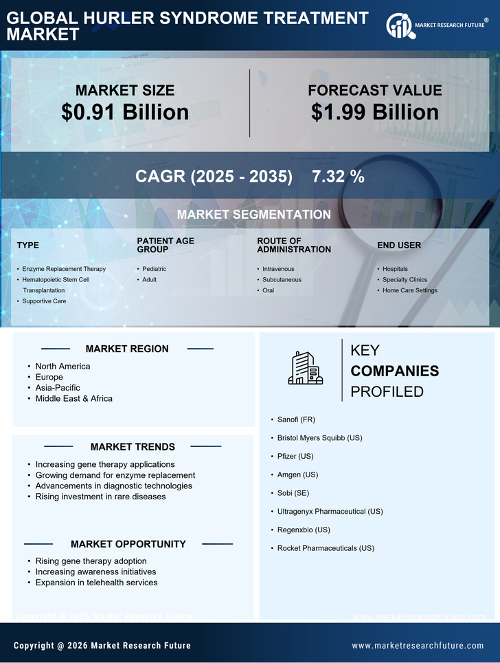 Hurler Syndrome Treatment Market Research Report — Global Forecast till 2035 Infographic