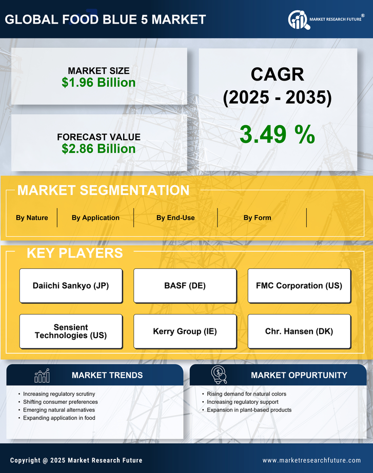 Food Blue 5 Market Research Report — Global Forecast till 2035 Infographic