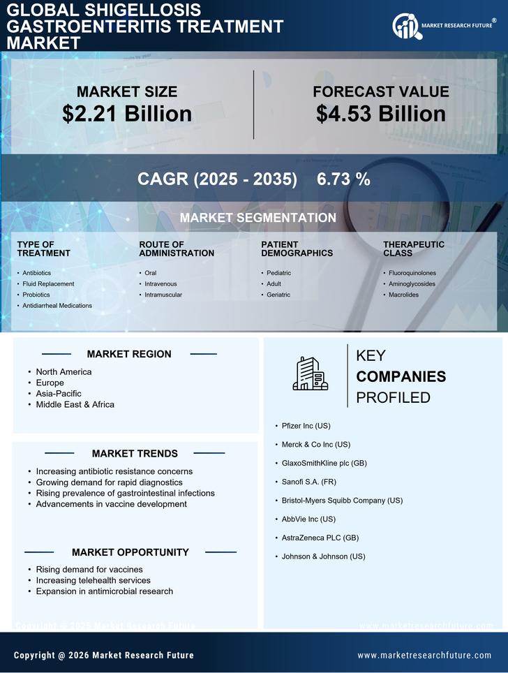 Shigellosis Gastroenteritis Treatment Market Research Report — Global Forecast till 2035 Infographic