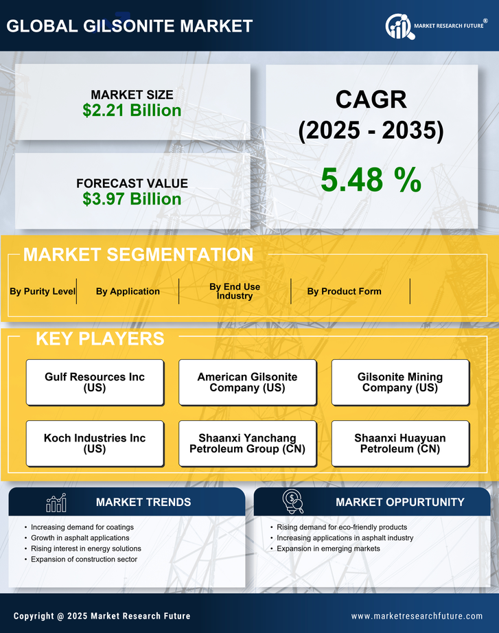 Gilsonite Market Research Report - Global Forecast to 2035 Infographic