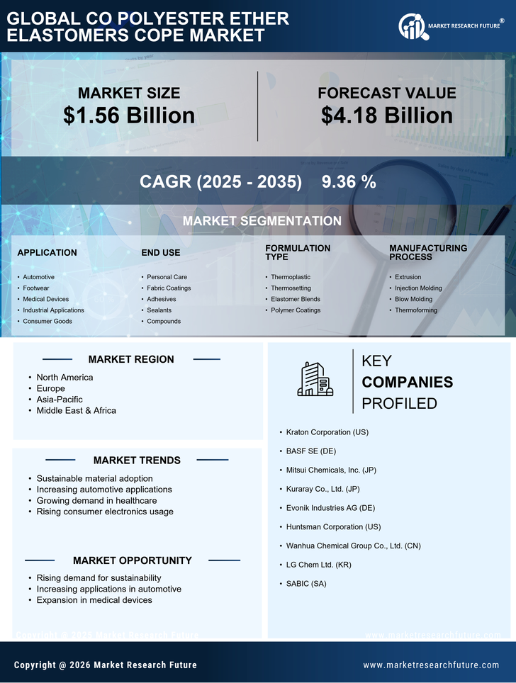Co Polyester Ether Elastomers Cope Market Research Report - Global Forecast by 2035 Infographic