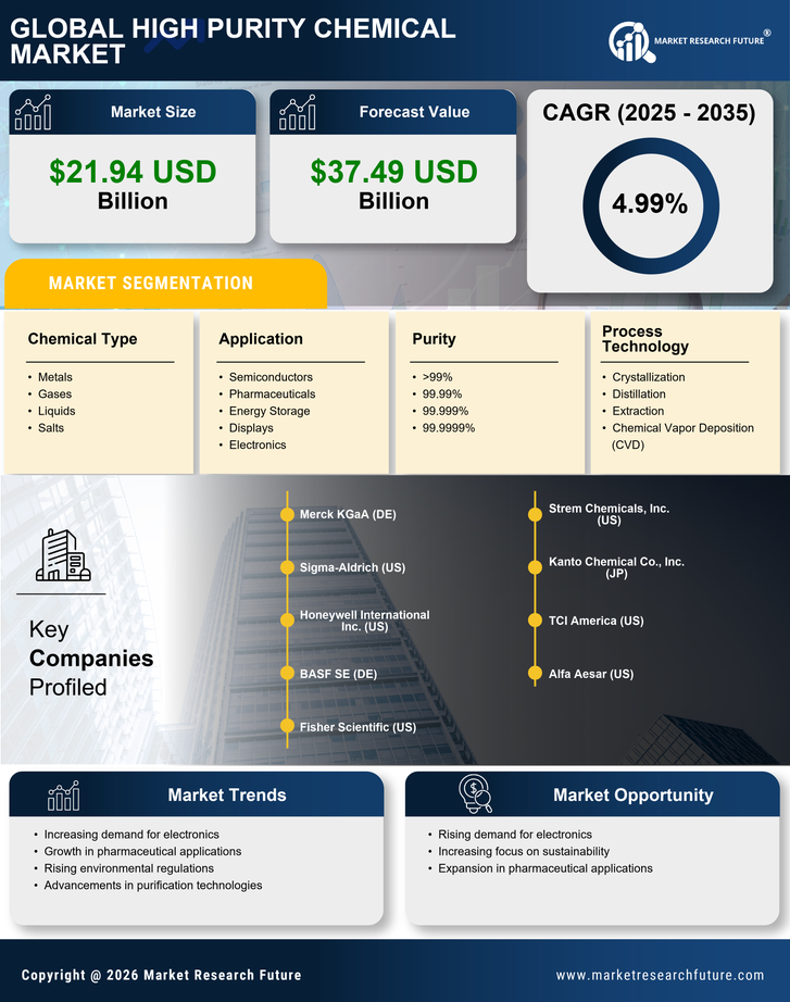 High Purity Chemical  Market Research Report - Global Forecast by 2035 Infographic