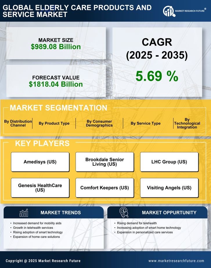 Elderly Care Products and Service Market Size, Trends, Growth Report 2035 Infographic