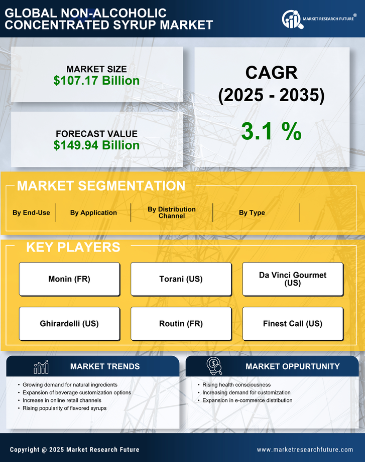Non Alcoholic Concentrated Syrup Market Infographic