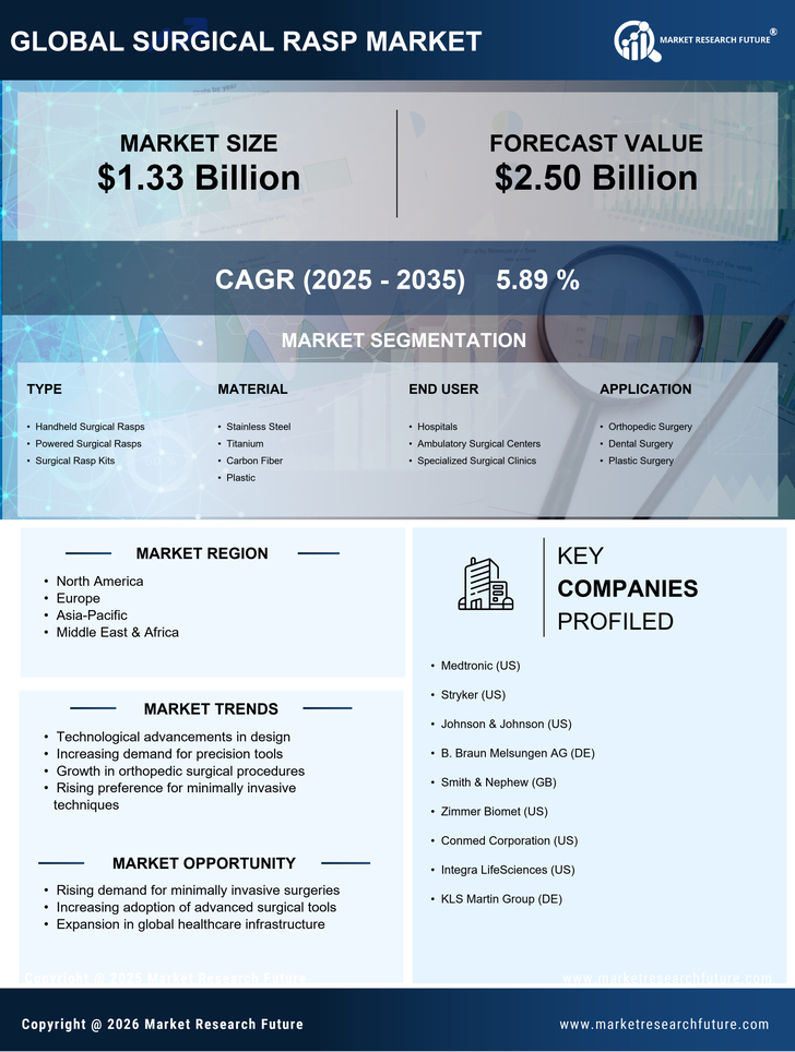 Surgical Rasp Market Research Report -Forecast to 2035 Infographic