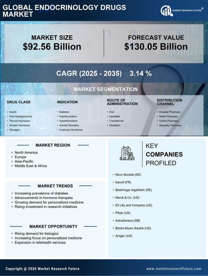 Endocrinology Drugs Market Research Report — Global Forecast till 2035 Infographic