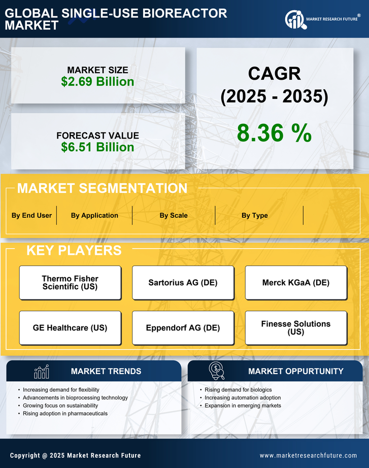 Single Use Bioreactor Market Size, Growth Outlook 2035 Infographic