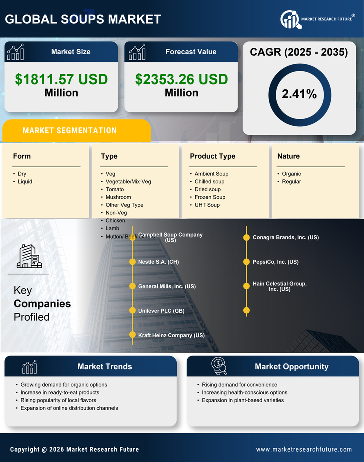 China Soups Market Infographic