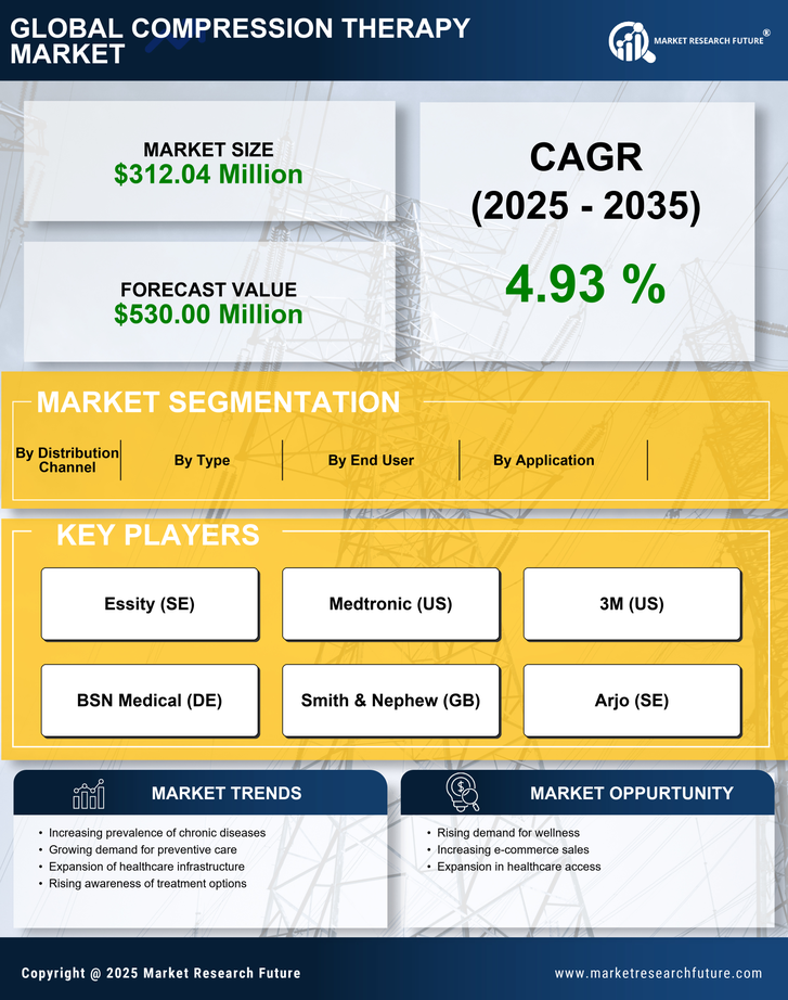 South America Compression Therapy Market Infographic