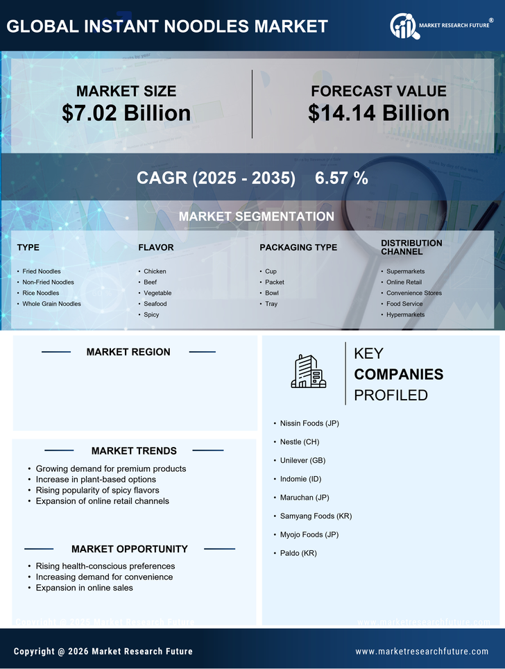 China Instant Noodles Market Research Report - Forecast to 2035 Infographic