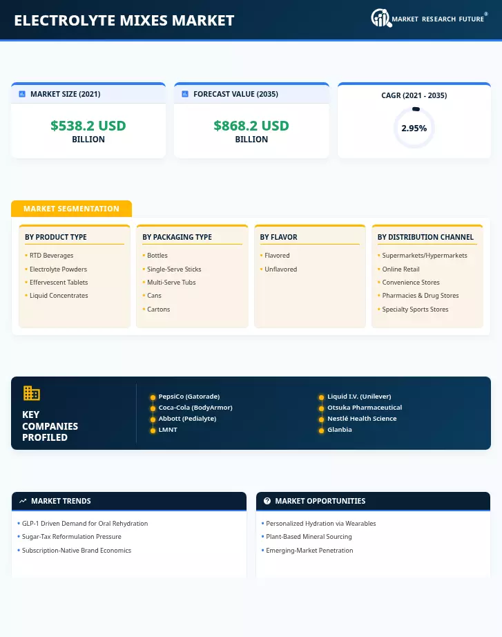 Electrolyte Mixes Market Research Report - Forecast till 2035 Infographic