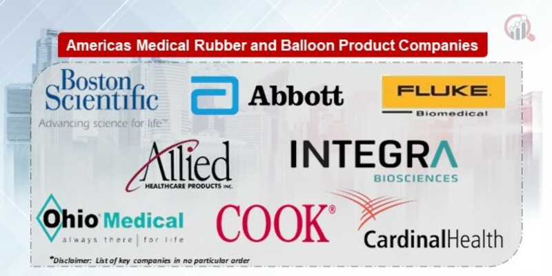 Americas Medical Rubber and Balloon Product Key Companies