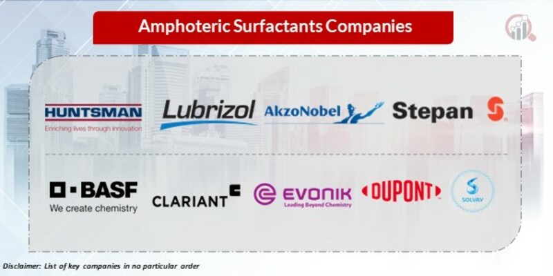 Amphoteric surfactants Key Companies