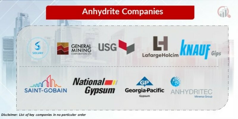 Anhydrite Key Companies