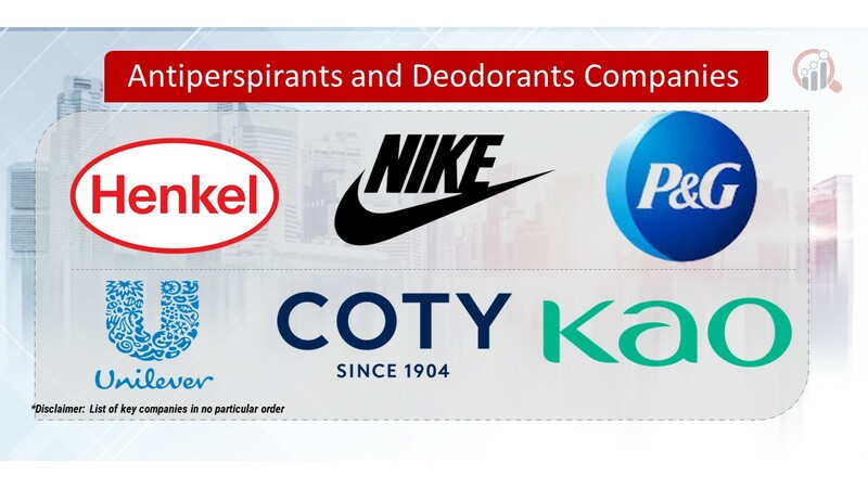 Antiperspirants and Deodorants Key Companies
