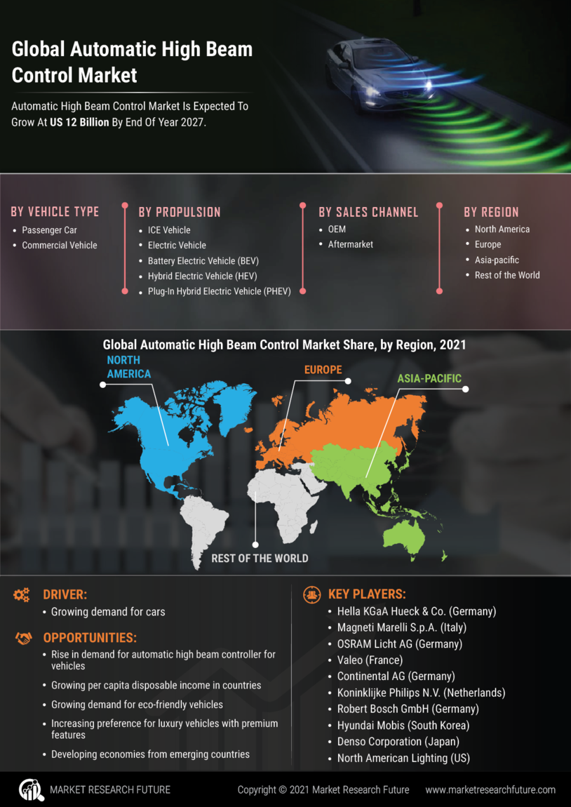 Automatic High Beam Control Market