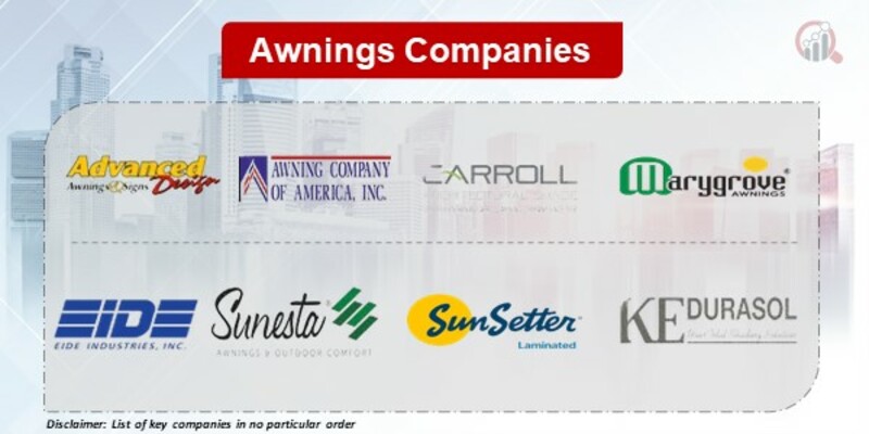 Awnings Key Companies