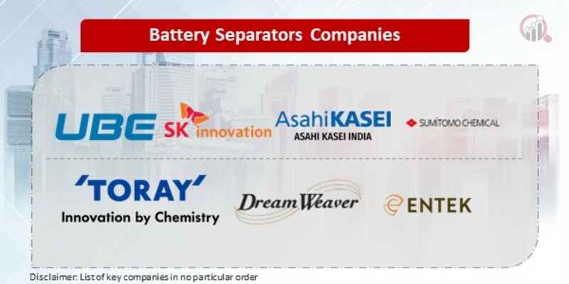 Battery Separatorss Key Companies