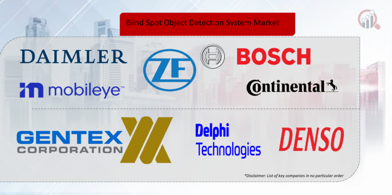Blind Spot Object Detection System Key Company