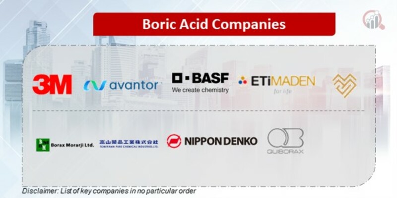Boric Acid Key Companies 