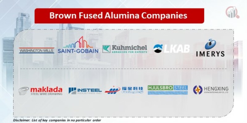 Brown Fused Alumina Key Companies