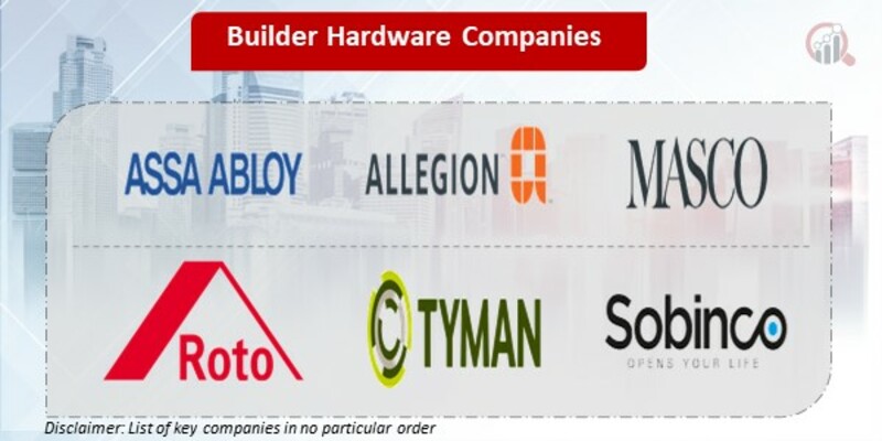 Builder Hardware Key Companies