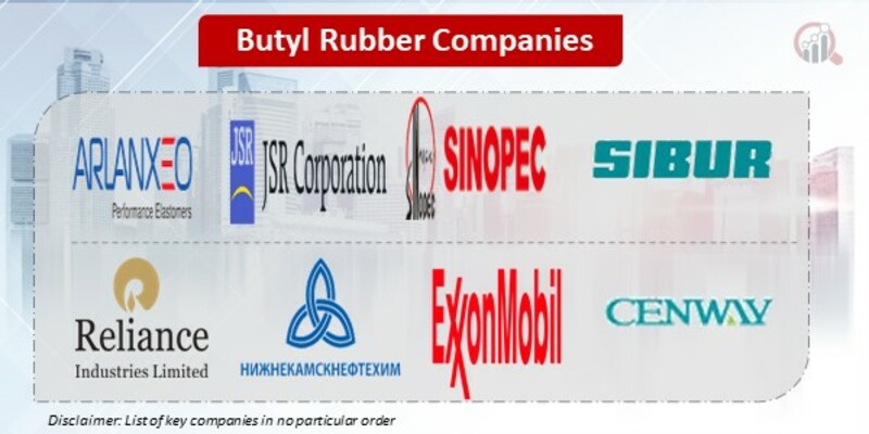 Butyl Rubber Key Companies
