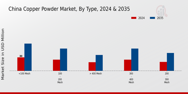 China Copper Powder Market Segment