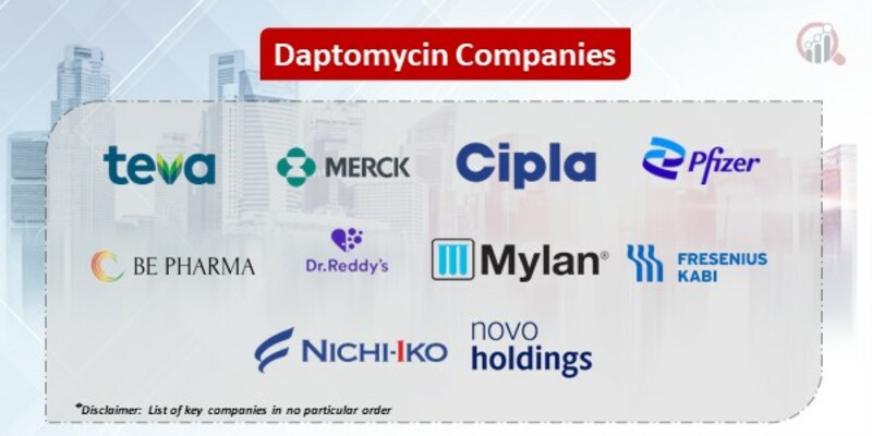 Daptomycin Key Companies