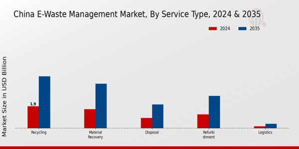 E-Waste Management Market Service Type Insights