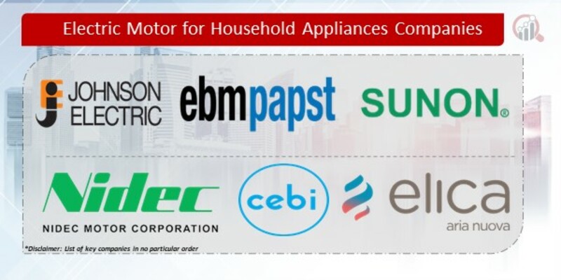 Electric Motor for Household Appliances Key Companies