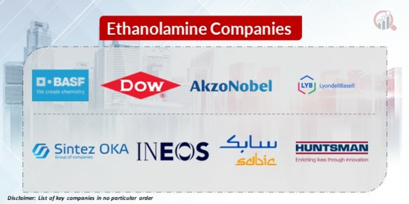 Ethanolamine Key Companies