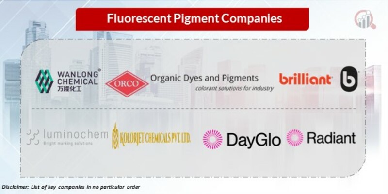 Fluorescent pigment Key Companies