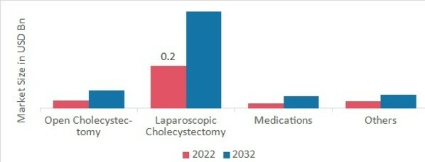 Gallstone Market, by Treatment, 2022 & 2032