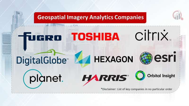 Geospatial Imagery Analytics Companies