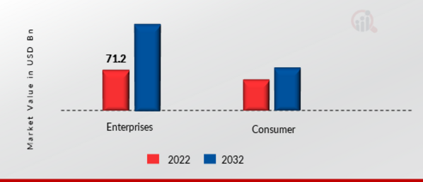 5g Demand and Services Market, by End User, 2022 & 2032