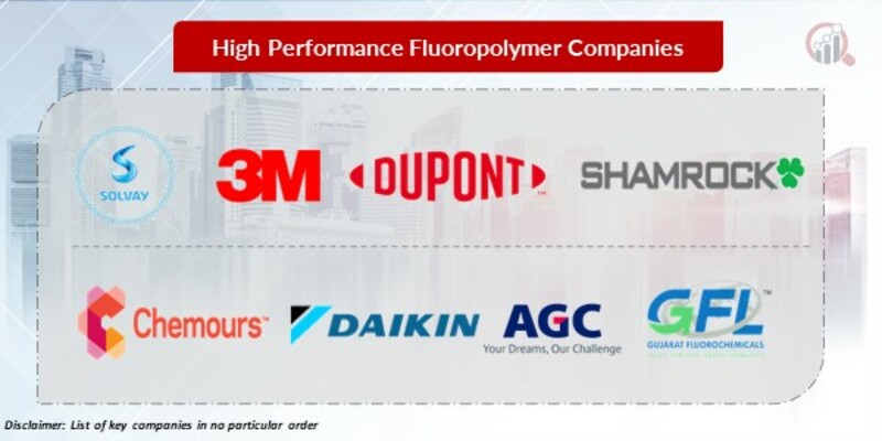 High-performance fluoropolymer Key Companies