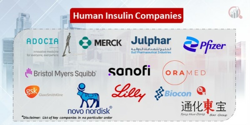 Human Insulin Key Companies