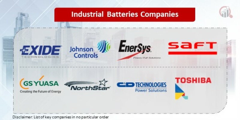 Industrial Batteries Key Companies