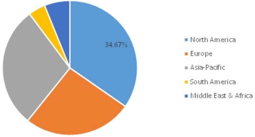 Industrial Endoscope Market Share, by Region, 2021 (%)