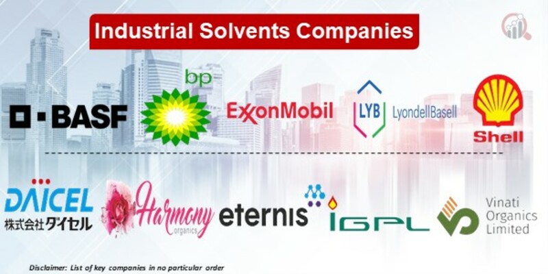 Industrial Solvents Key Companies