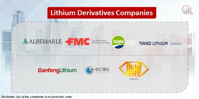 Lithium Derivatives Key Companies