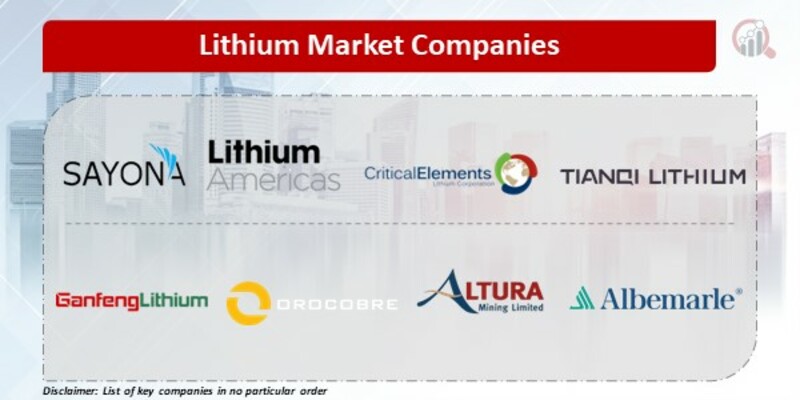 Lithium Market Key Companies