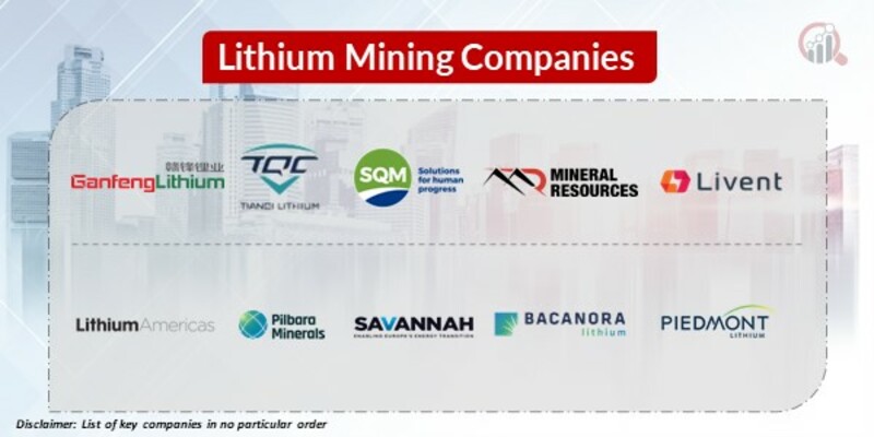 Lithium Mining Key Companies