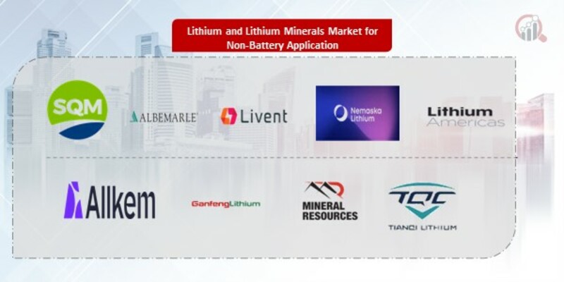 Lithium and Lithium Minerals Key Companies for Non-Battery Application 